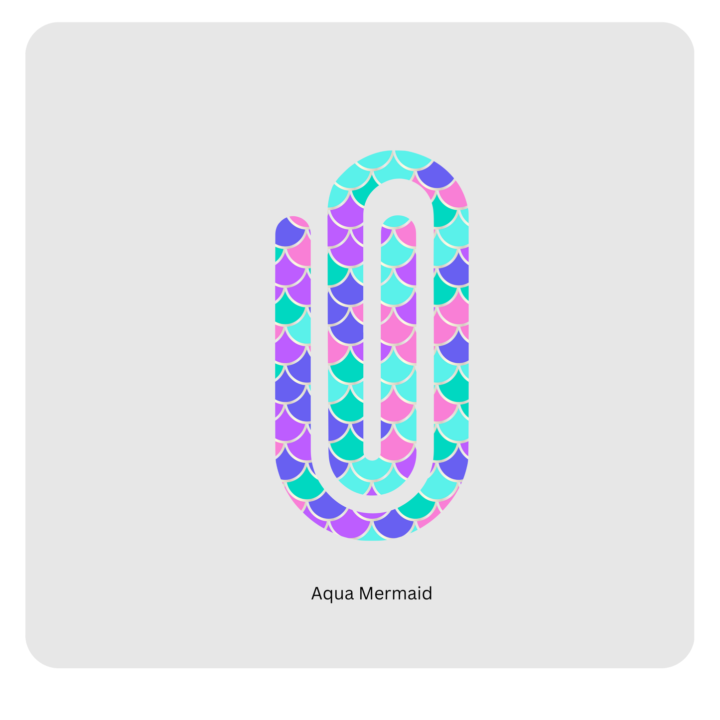 Aqua Mermaid paperclip