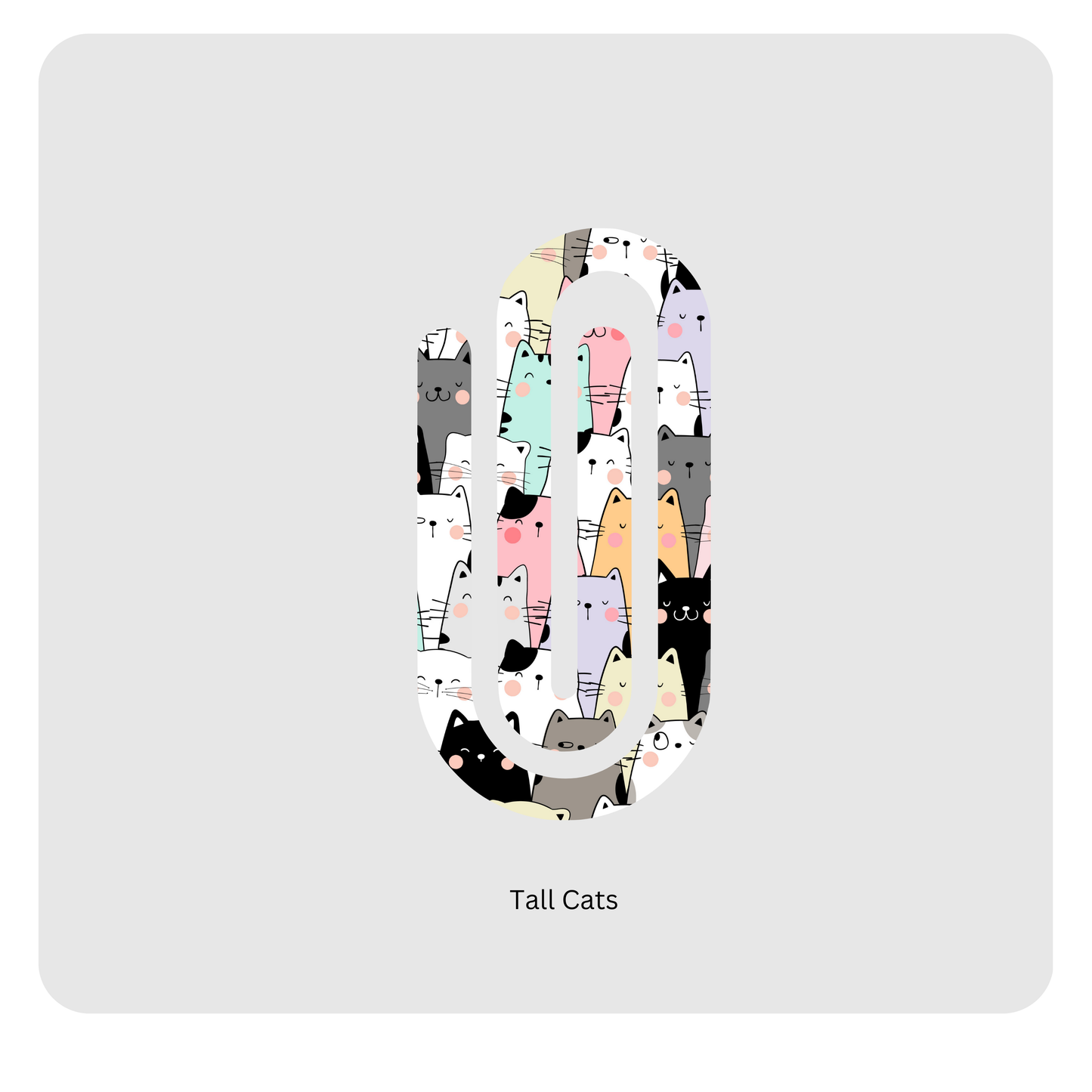 Tall Cats paperclip