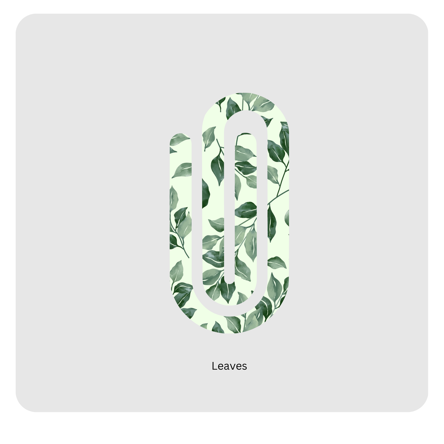 Leaves paperclip