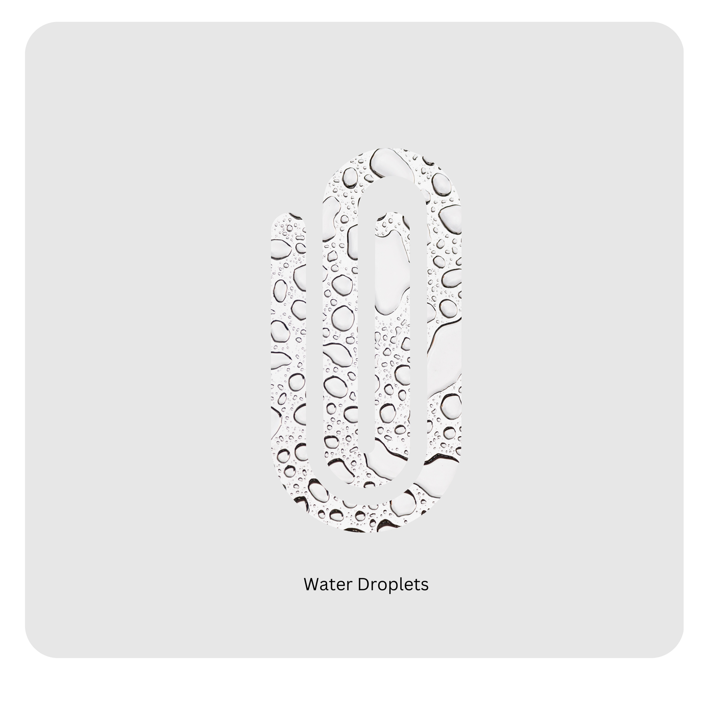 Water Droplet paperclip