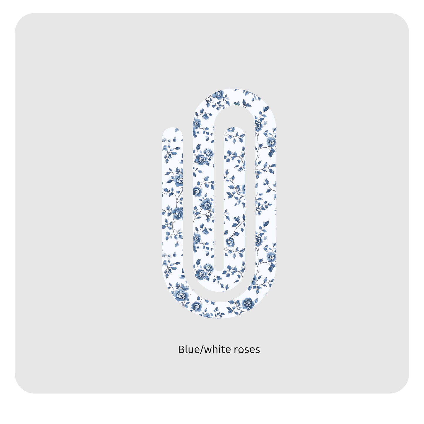 Blue Roses paperclip