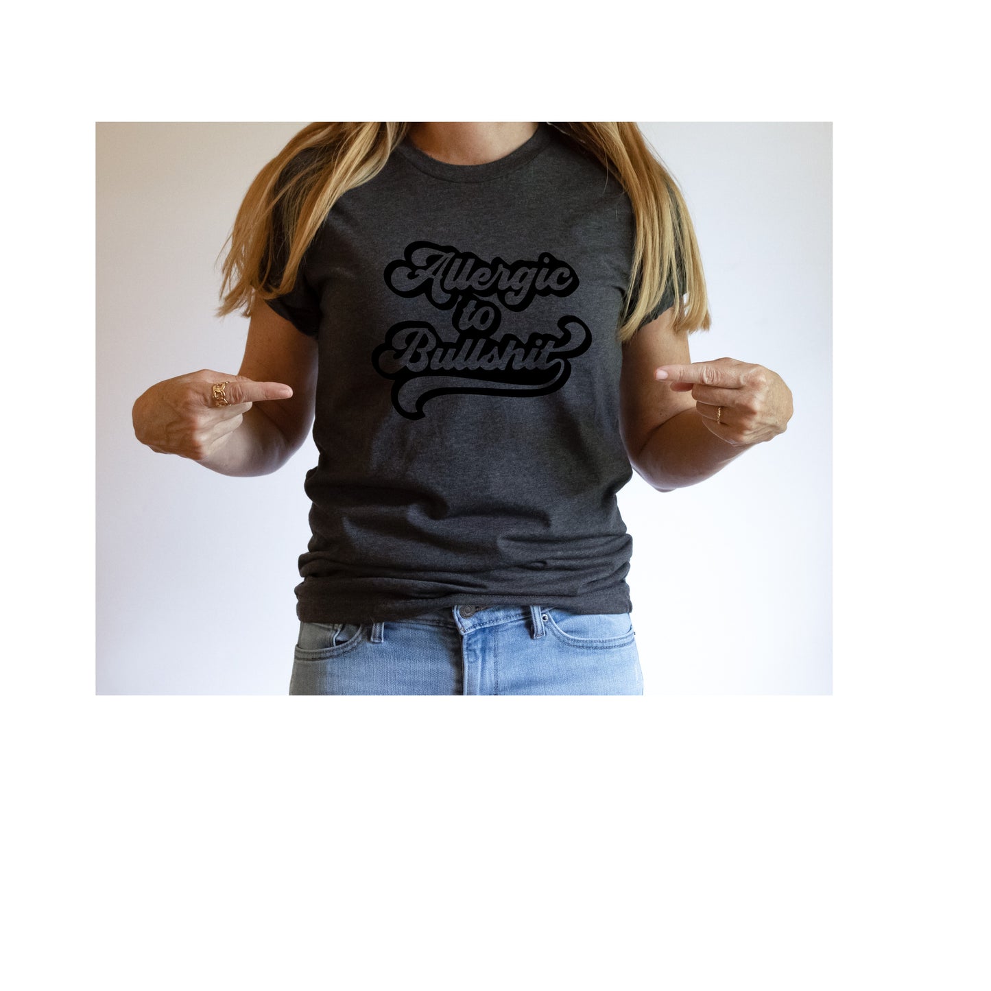 Allergic to Bullshit - tee