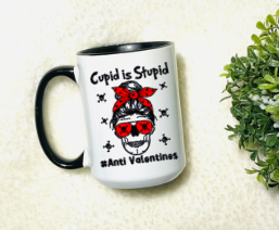 Cupid is Stupid #Anti Valentines Day Mug