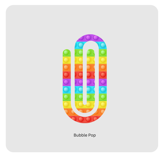 Bubble Pop paperclip