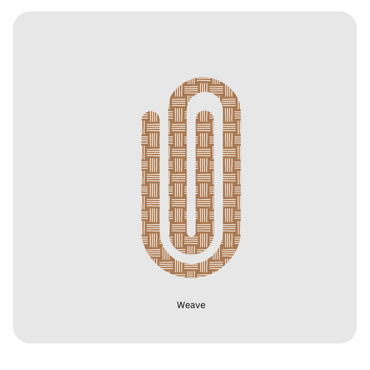 Weave paperclip
