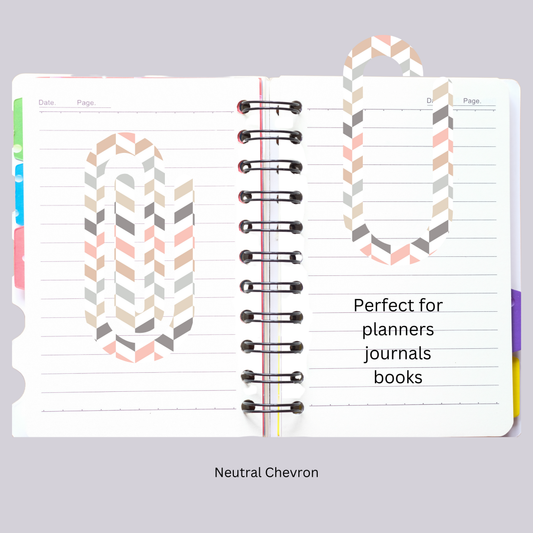 Neutral Chevron paperclip