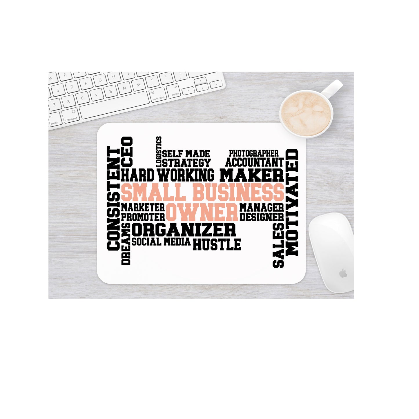 Small Business Word Art - Mousepad