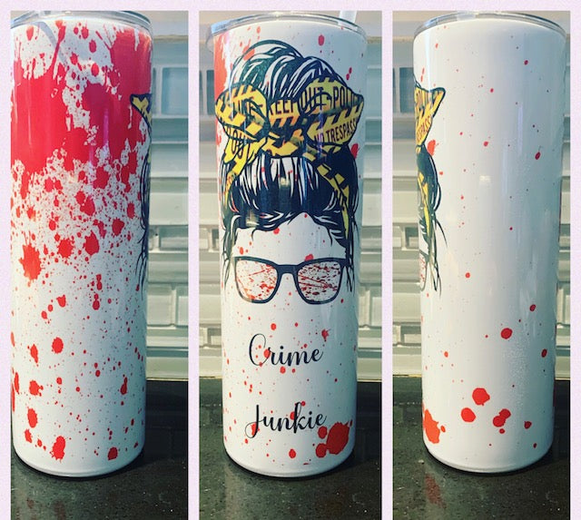 Crime Junkie - Tumbler